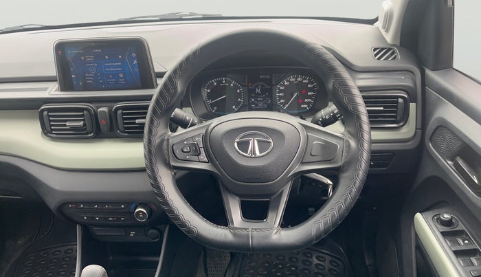 2023 Tata PUNCH ADVENTURE RHYTHM PACK AMT, Petrol, Automatic, 12,658 km, Steering Wheel Close Up