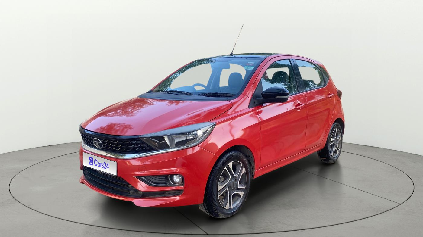 2021 Tata Tiago XZA PLUS DUAL TONE PETROL, Petrol, Automatic, 58,616 km, Left Front Diagonal
