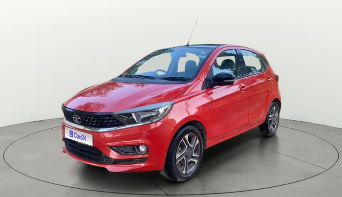 2021 Tata Tiago XZA PLUS DUAL TONE PETROL, Petrol, Automatic, 58,616 km, Left Front Diagonal