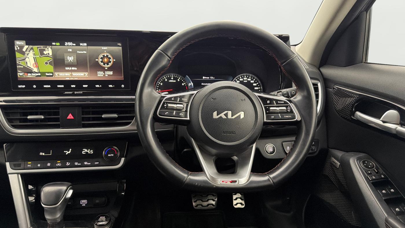 2021 KIA SELTOS GTX PLUS DCT 1.4 PETROL, Petrol, Automatic, 99,077 km, Steering Wheel Close Up