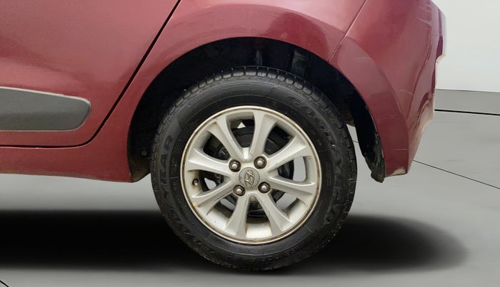 2015 Hyundai Grand i10 ASTA AT 1.2 KAPPA VTVT, Petrol, Automatic, 27,277 km, Left Rear Wheel