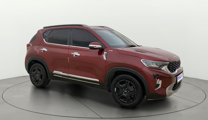 2020 KIA SONET HTX 1.0 IMT, Petrol, Manual, 71,191 km, Right Front Diagonal
