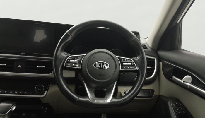 2021 KIA SELTOS HTX IVT 1.5 PETROL, Petrol, Automatic, 74,746 km, Steering Wheel Close Up