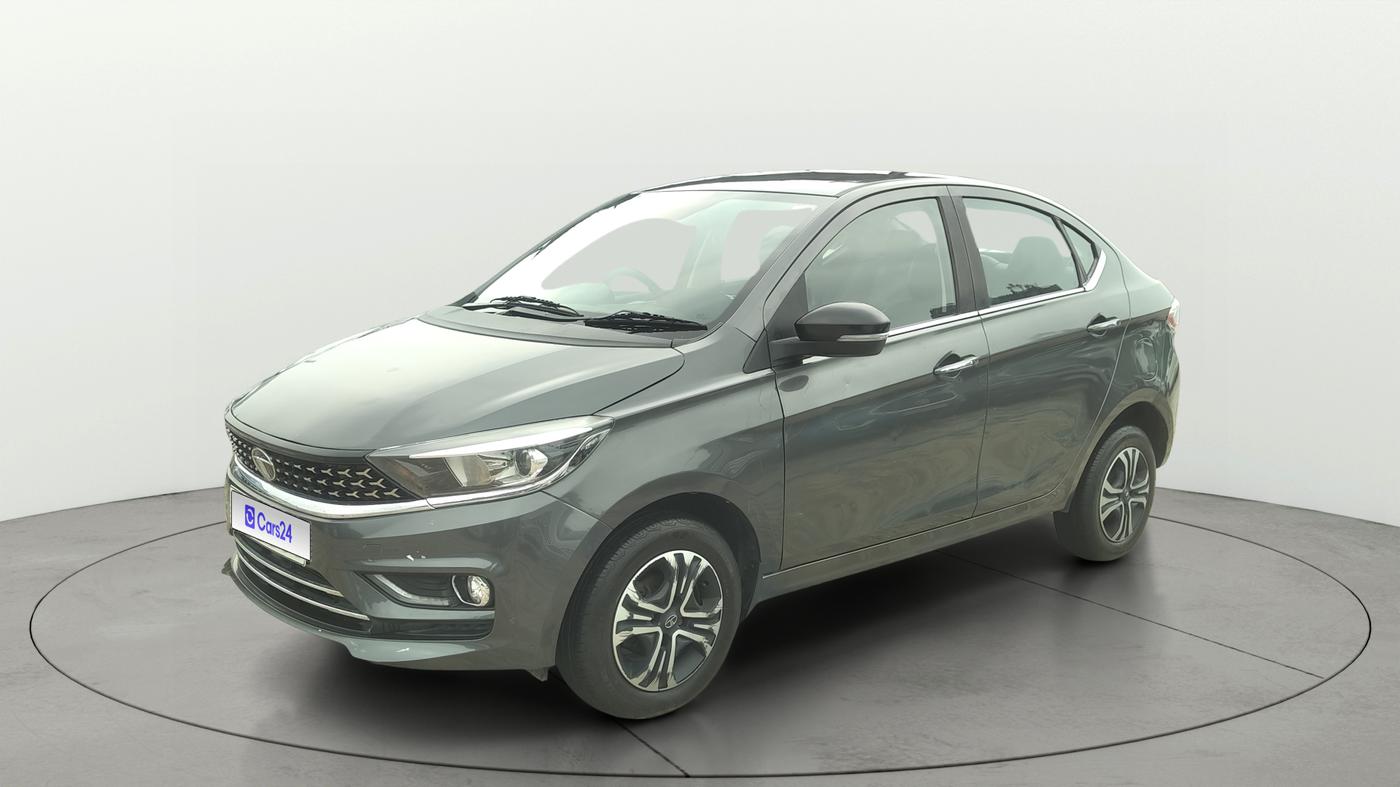 2022 Tata TIGOR XZ PLUS CNG, CNG, Manual, 20,963 km, Left Front Diagonal