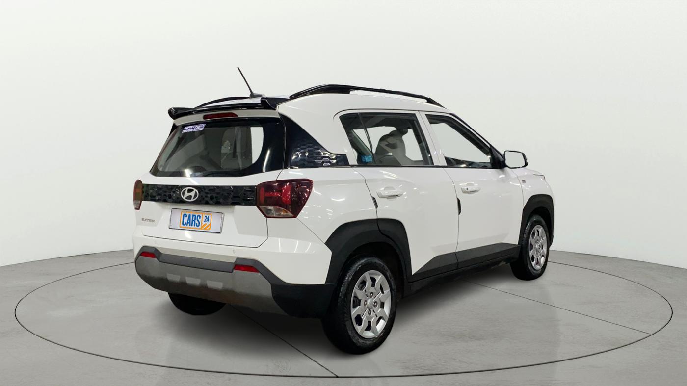2024 Hyundai EXTER S Plus 1.2 AMT, Petrol, Automatic, 11,650 km, Right Back Diagonal
