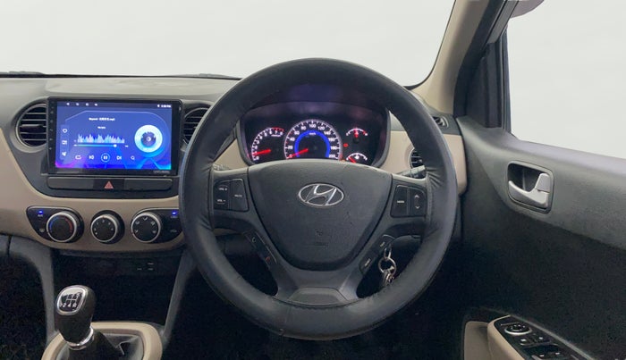 2016 Hyundai Grand i10 SPORTZ 1.2 KAPPA VTVT, Petrol, Manual, 35,902 km, Steering Wheel Close Up