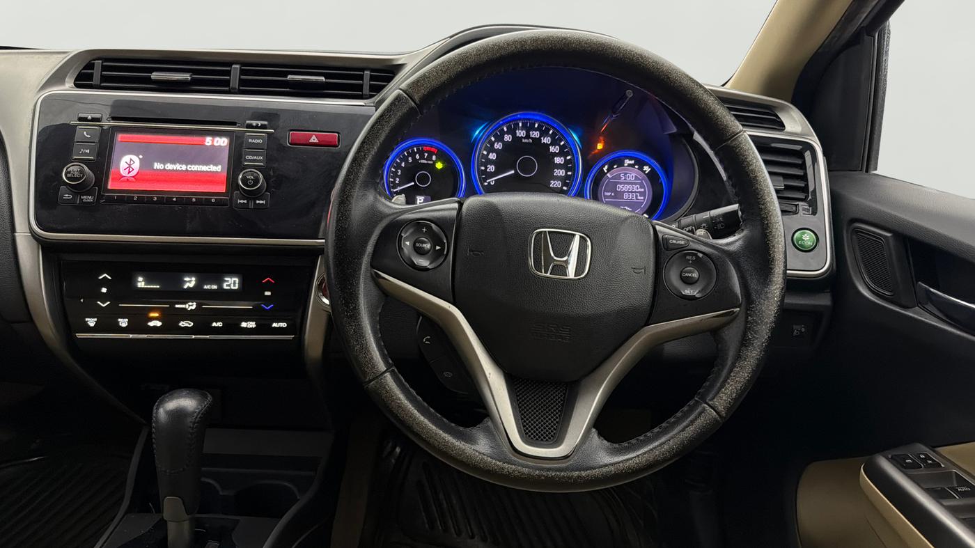 2015 Honda City 1.5L I-VTEC VX CVT, Petrol, Automatic, 58,886 km, Steering Wheel Close Up