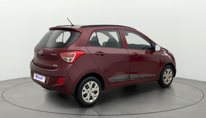 2015 Hyundai Grand i10 SPORTZ 1.2 KAPPA VTVT, Petrol, Manual, 74,566 km, Right Back Diagonal