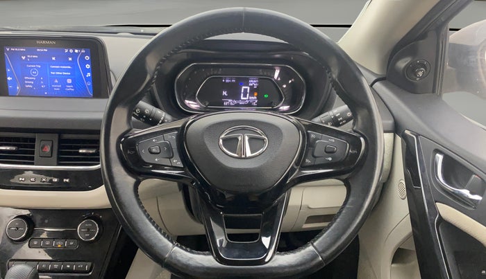 2022 Tata NEXON XZA PLUS SUNROOF PETROL, Petrol, Automatic, 63,715 km, Steering Wheel Close Up