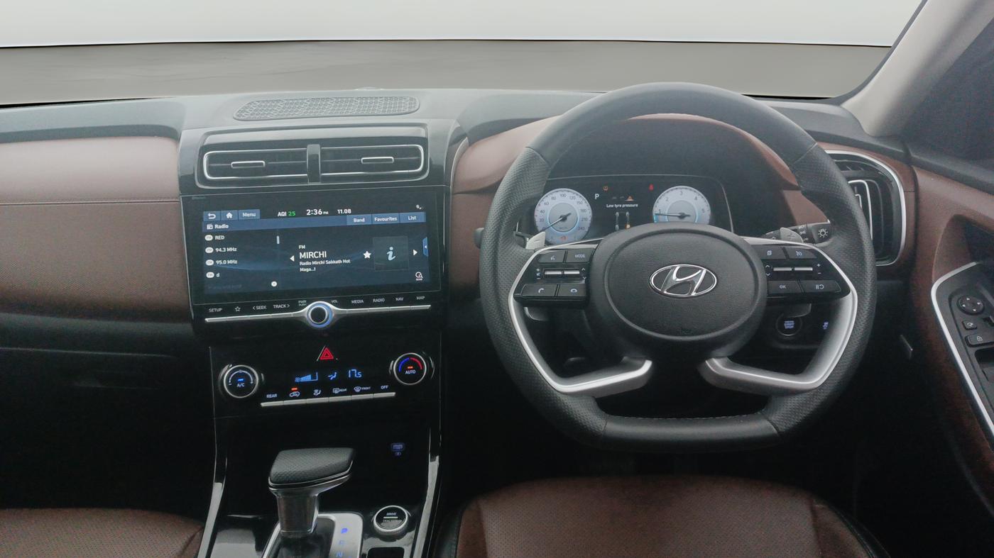 2021 Hyundai ALCAZAR PLATINUM(O) 7STR 1.5 AT, Diesel, Automatic, 52,880 km, Steering Wheel Close Up