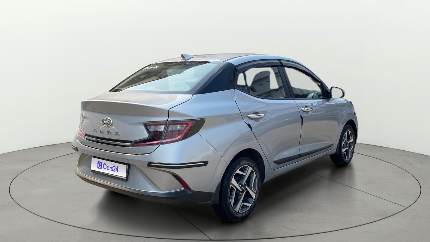 2020 Hyundai AURA SX 1.2, Petrol, Manual, 12,732 km, Right Back Diagonal