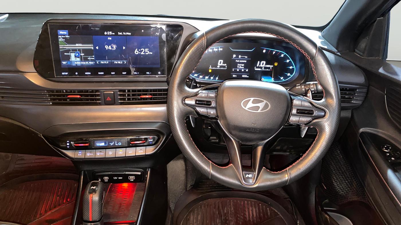2023 Hyundai NEW I20 N LINE N8 1.0 TURBO DCT, Petrol, Automatic, 4,029 km, Steering Wheel Close Up