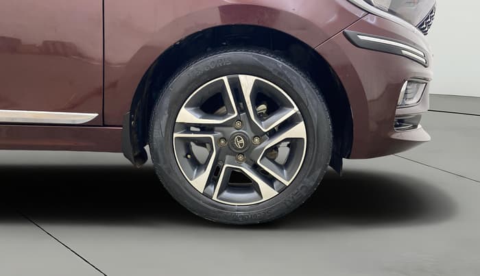 2021 Tata TIGOR XZA PLUS PETROL, Petrol, Automatic, 79,010 km, Right Front Wheel
