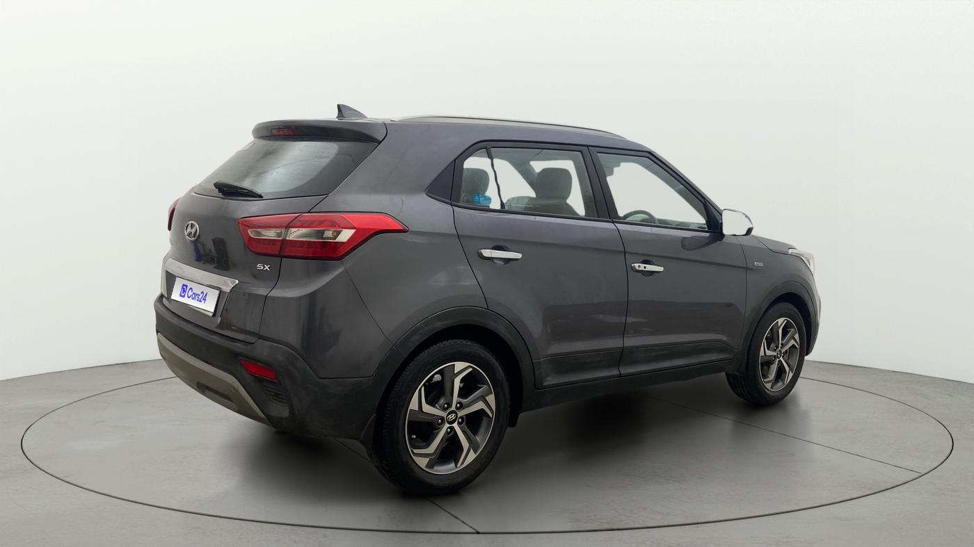 2019 Hyundai Creta SX AT 1.6 PETROL, Petrol, Automatic, 73,172 km, Right Back Diagonal
