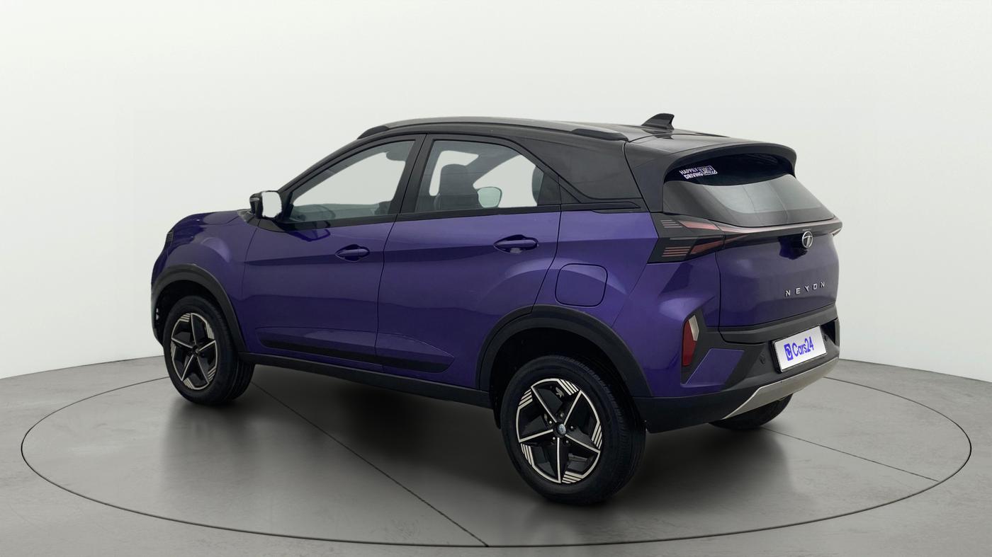2023 Tata NEXON FEARLESS PURPLE + SUNROOF DUAL TONE 1.2 PETROL, Petrol, Manual, 26,036 km, Left Back Diagonal