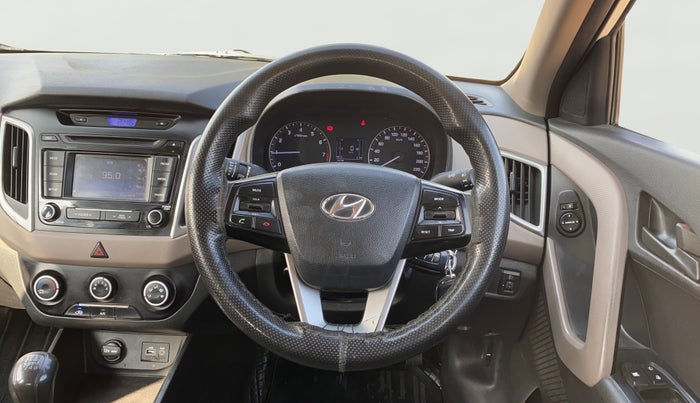 2018 Hyundai Creta E PLUS 1.6 PETROL, Petrol, Manual, 78,443 km, Steering Wheel Close Up