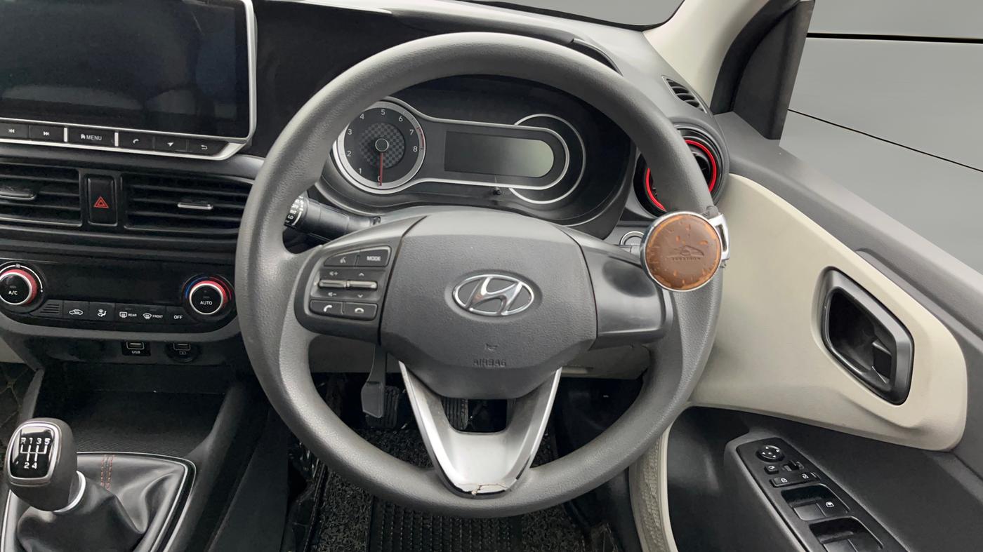 2020 Hyundai AURA SX+ 1.0 TURBO GDI MT, Petrol, Manual, 46,828 km, Steering Wheel Close Up