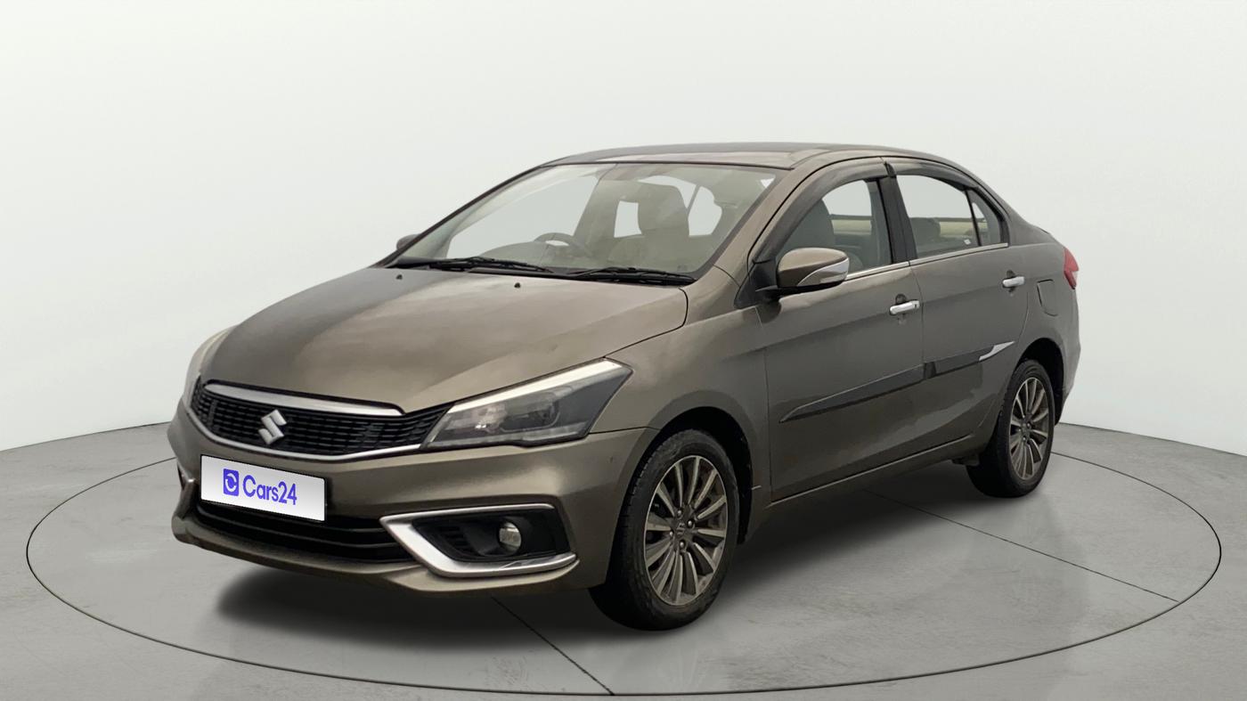2021 Maruti Ciaz ALPHA  AT 1.5 SHVS PETROL, Petrol, Automatic, 1,43,468 km, Left Front Diagonal