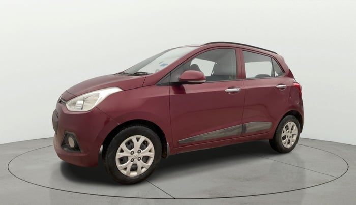 2014 Hyundai Grand i10 SPORTZ 1.2 KAPPA VTVT, Petrol, Manual, 86,481 km, Left Front Diagonal