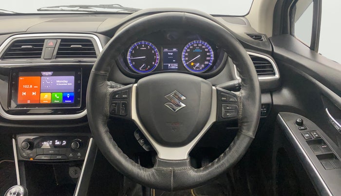 2021 Maruti S Cross ZETA 1.5, Petrol, Manual, 1,10,890 km, Steering Wheel Close Up