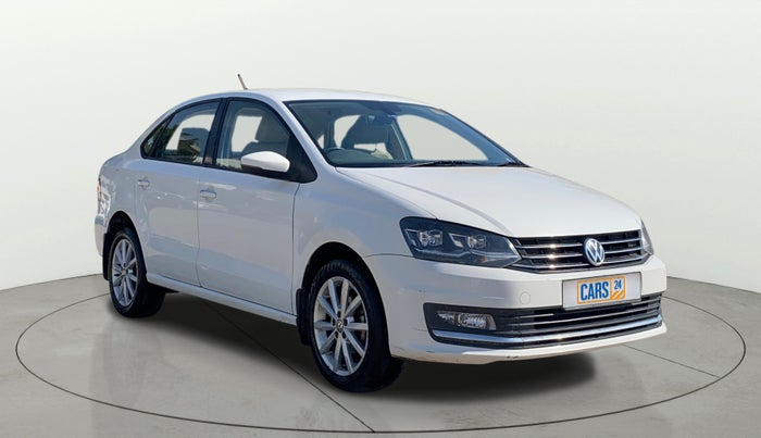 2018 Volkswagen Vento HIGHLINE PLUS 1.5 AT 16 ALLOY, Diesel, Automatic, 1,31,512 km, Right Front Diagonal