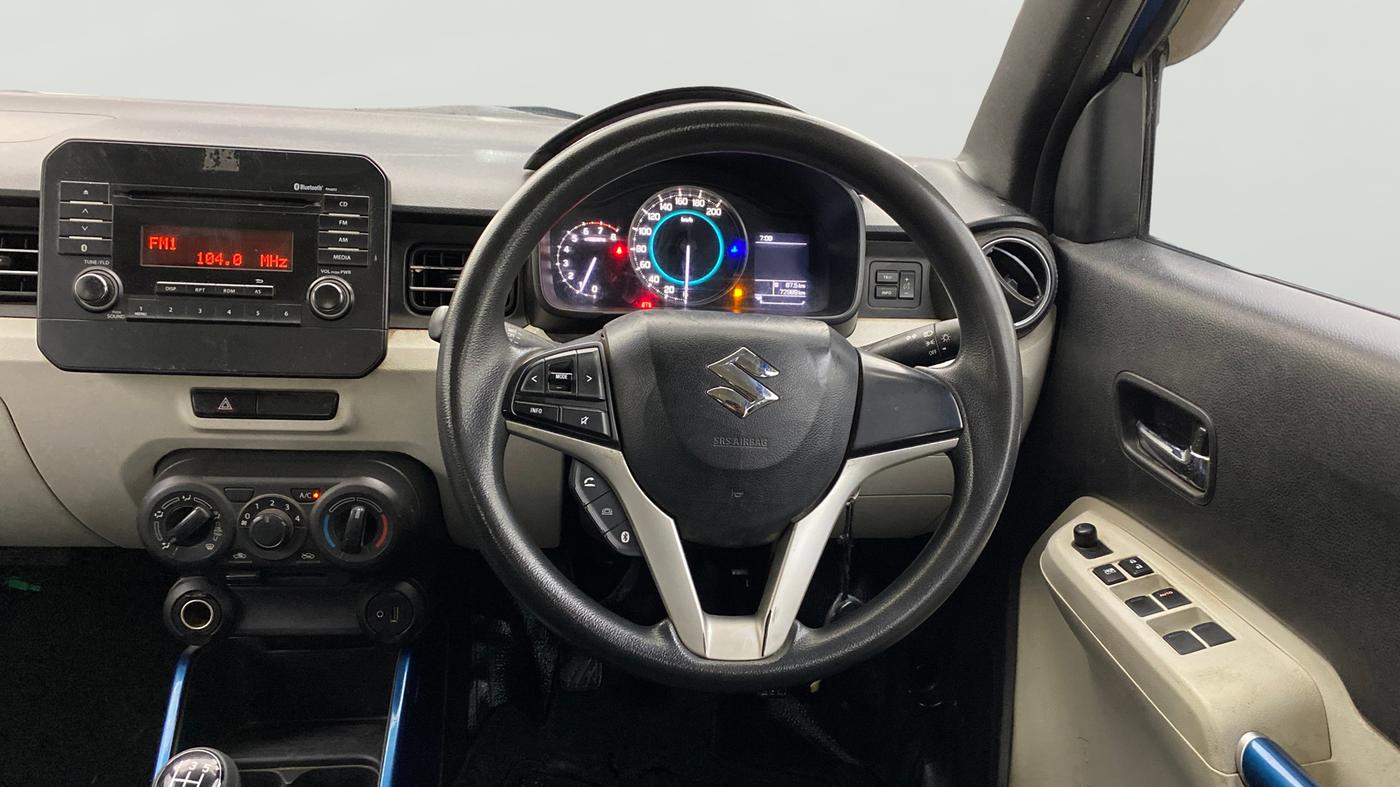 2018 Maruti IGNIS DELTA 1.2, Petrol, Manual, 72,988 km, Steering Wheel Close Up
