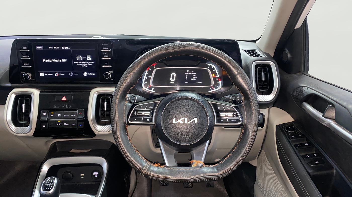 2022 KIA SONET HTX 1.5, Diesel, Manual, 67,322 km, Steering Wheel Close Up