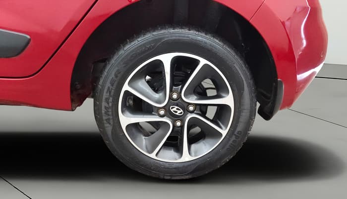 2017 Hyundai Grand i10 SPORTZ (O) AT 1.2 KAPPA VTVT, Petrol, Automatic, 17,875 km, Left Rear Wheel
