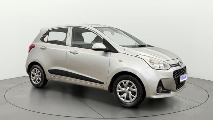 2017 Hyundai Grand i10 MAGNA 1.2 KAPPA VTVT, CNG, Manual, 1,00,640 km, Right Front Diagonal