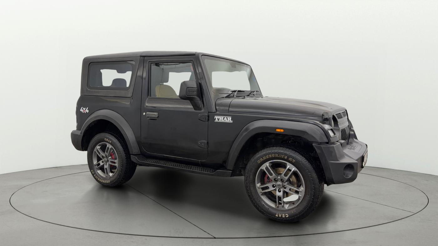 2021 Mahindra Thar LX PETROL HT 4WD AT, Petrol, Automatic, 80,146 km, Right Front Diagonal