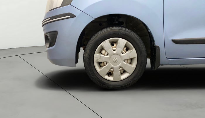 2013 Maruti Wagon R 1.0 LXI, Petrol, Manual, 88,827 km, Left Front Wheel