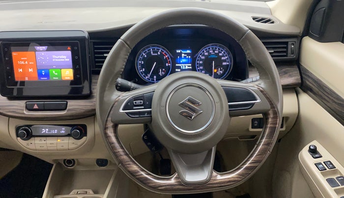 2021 Maruti Ertiga ZXI+ SHVS, Petrol, Manual, 89,655 km, Steering Wheel Close Up