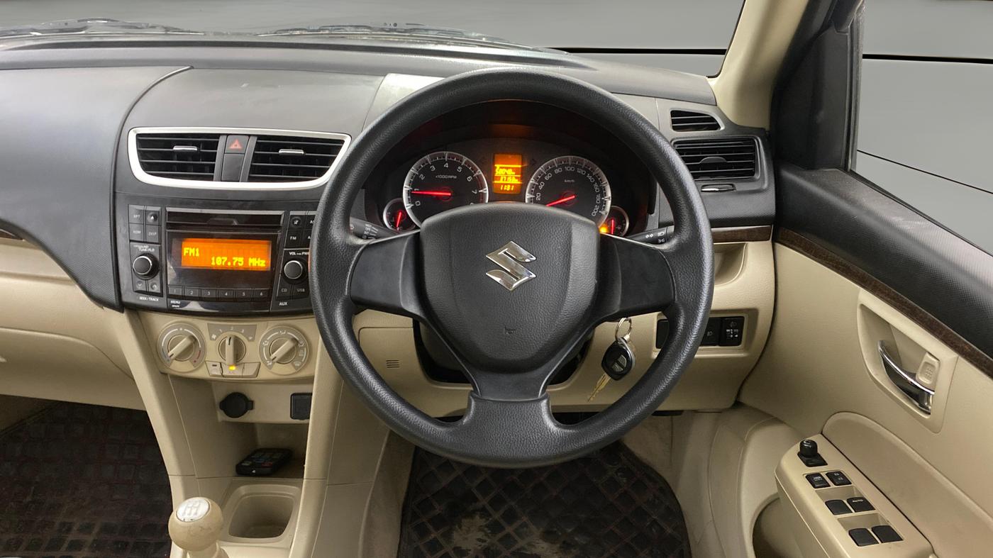 2015 Maruti Swift Dzire VXI, Petrol, Manual, 37,153 km, Steering Wheel Close Up