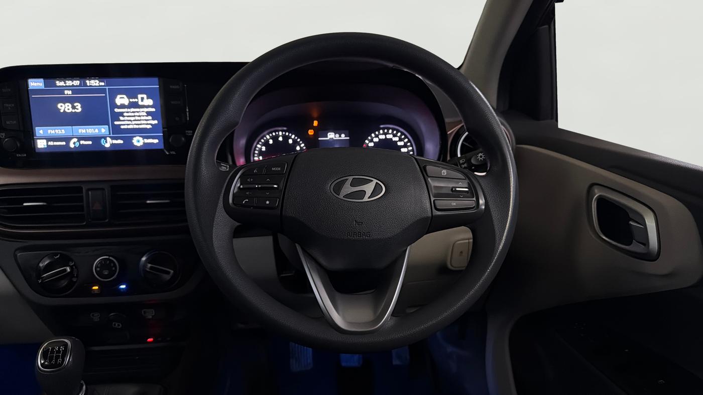 2023 Hyundai AURA SX 1.2 CNG, CNG, Manual, 49,421 km, Steering Wheel Close Up