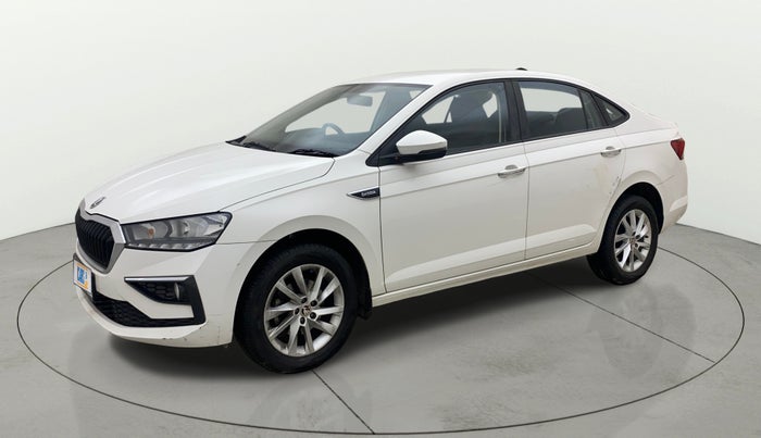 2023 Skoda SLAVIA AMBITION 1.0L TSI AT, Petrol, Automatic, 11,376 km, Left Front Diagonal