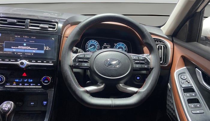 2024 Hyundai ALCAZAR PLATINUM 1.5 MT 7STR, Diesel, Manual, 36,840 km, Steering Wheel Close Up