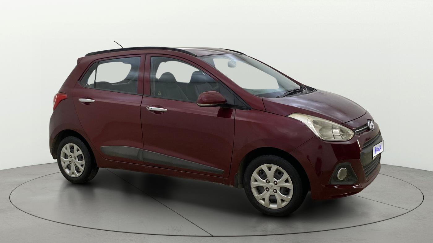 2013 Hyundai Grand i10 SPORTZ 1.2 KAPPA VTVT, Petrol, Manual, 66,349 km, Right Front Diagonal
