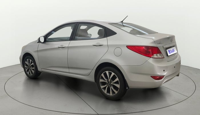 2013 Hyundai Verna FLUIDIC 1.6 VTVT SX OPT AT, Petrol, Automatic, 80,075 km, Left Back Diagonal