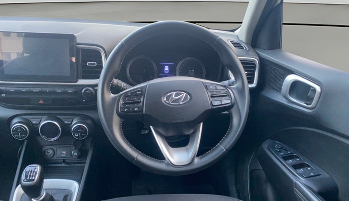 2019 Hyundai VENUE SX 1.0 (O) TURBO, Petrol, Manual, 48,216 km, Steering Wheel Close Up