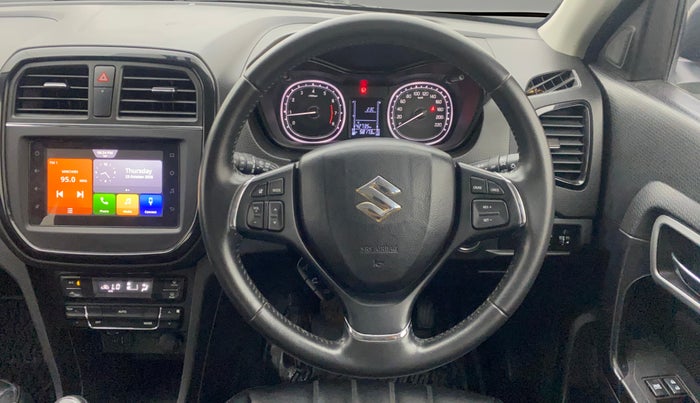 2020 Maruti Vitara Brezza ZXI PLUS, Petrol, Manual, 58,173 km, Steering Wheel Close Up