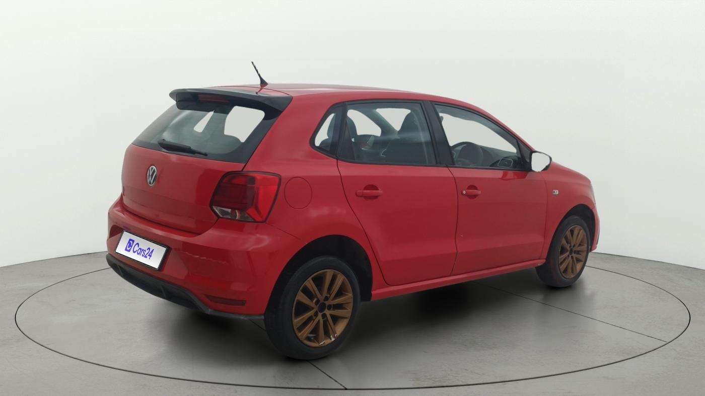 2015 Volkswagen Polo GT TSI AT, Petrol, Automatic, 1,00,034 km, Right Back Diagonal