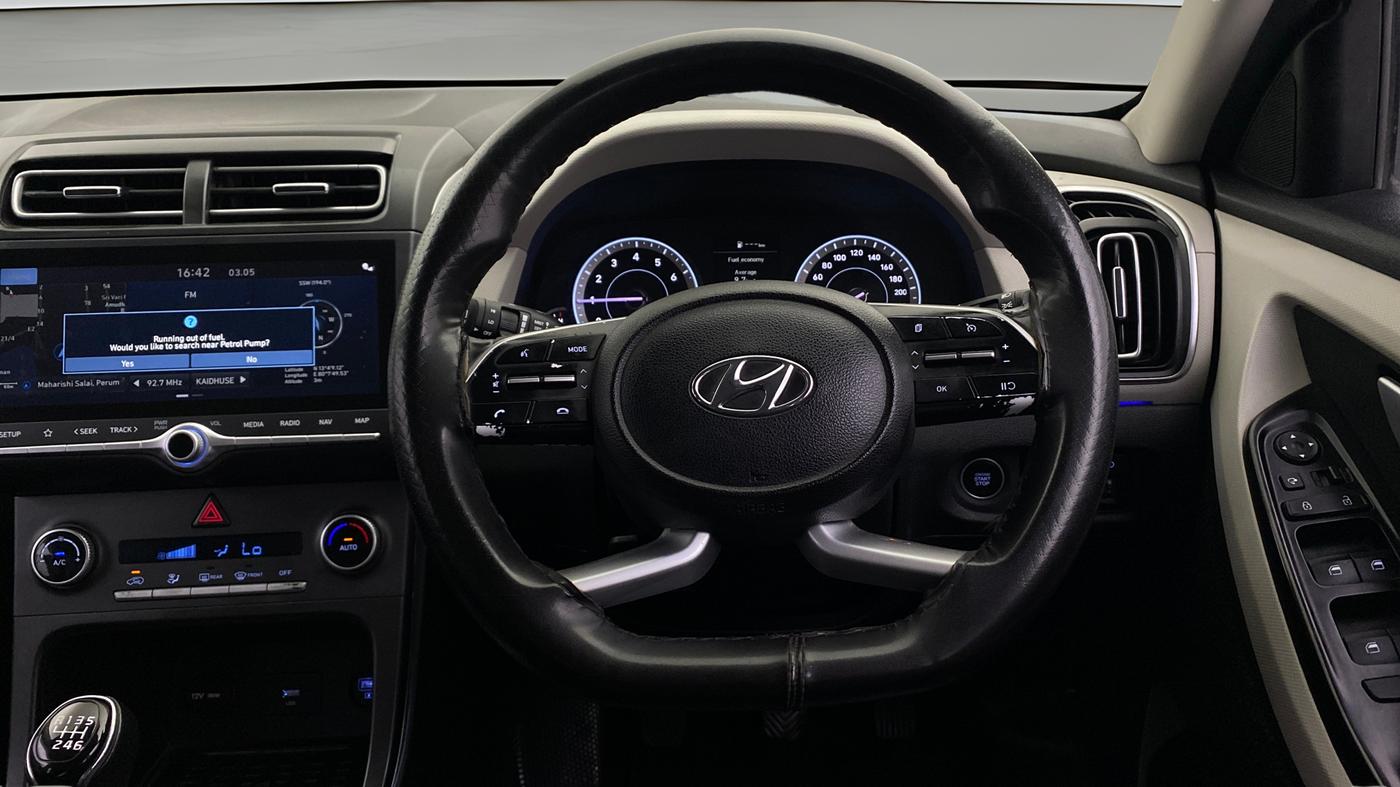 2023 Hyundai Creta SX 1.5 PETROL, Petrol, Manual, 85,152 km, Steering Wheel Close Up