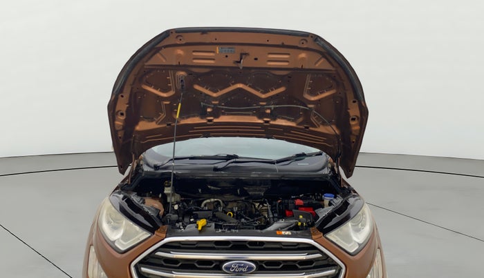 2018 Ford Ecosport TITANIUM 1.5L PETROL, Petrol, Manual, 1,44,348 km, Open Bonet