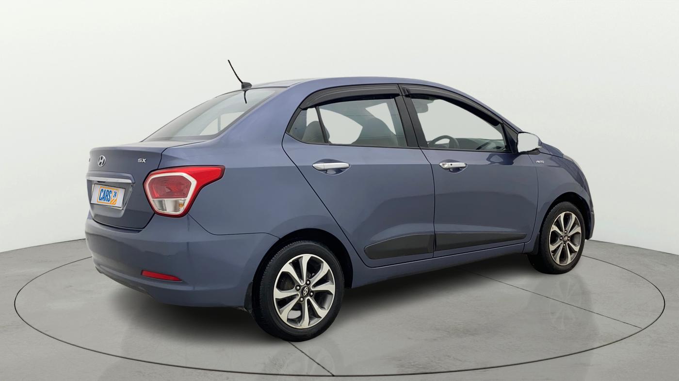 2015 Hyundai Xcent SX AT 1.2 (O), Petrol, Automatic, 79,338 km, Right Back Diagonal
