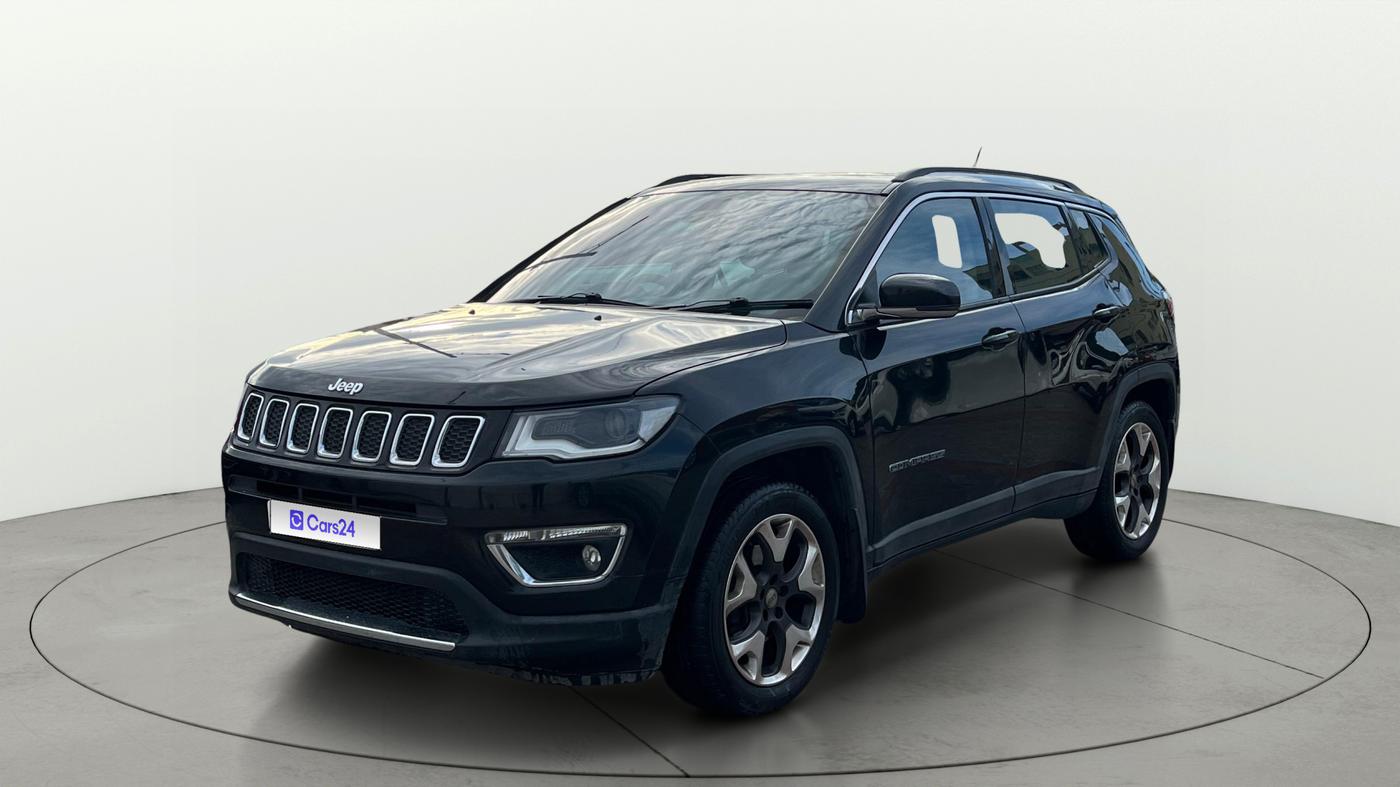 2018 Jeep Compass LIMITED PLUS PETROL AT, Petrol, Automatic, 48,097 km, Left Front Diagonal