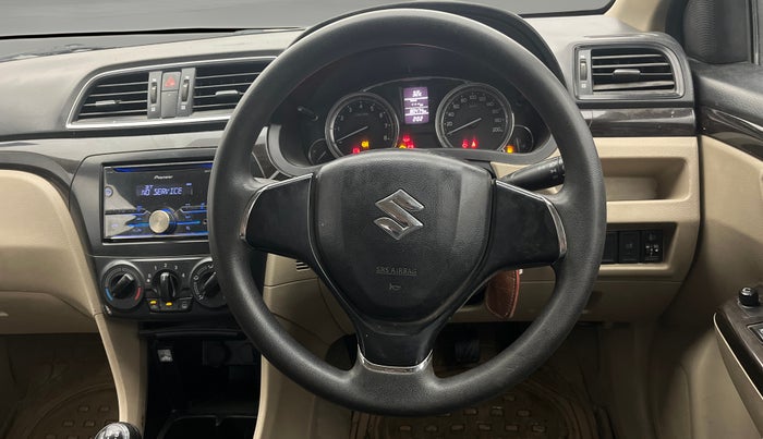 2018 Maruti Ciaz SIGMA 1.4 MT PETROL, Petrol, Manual, 80,412 km, Steering Wheel Close Up