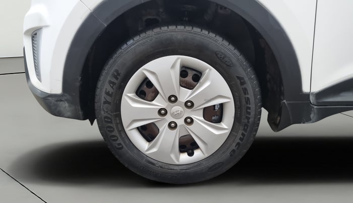 2017 Hyundai Creta E 1.6 PETROL, Petrol, Manual, 37,125 km, Left Front Wheel