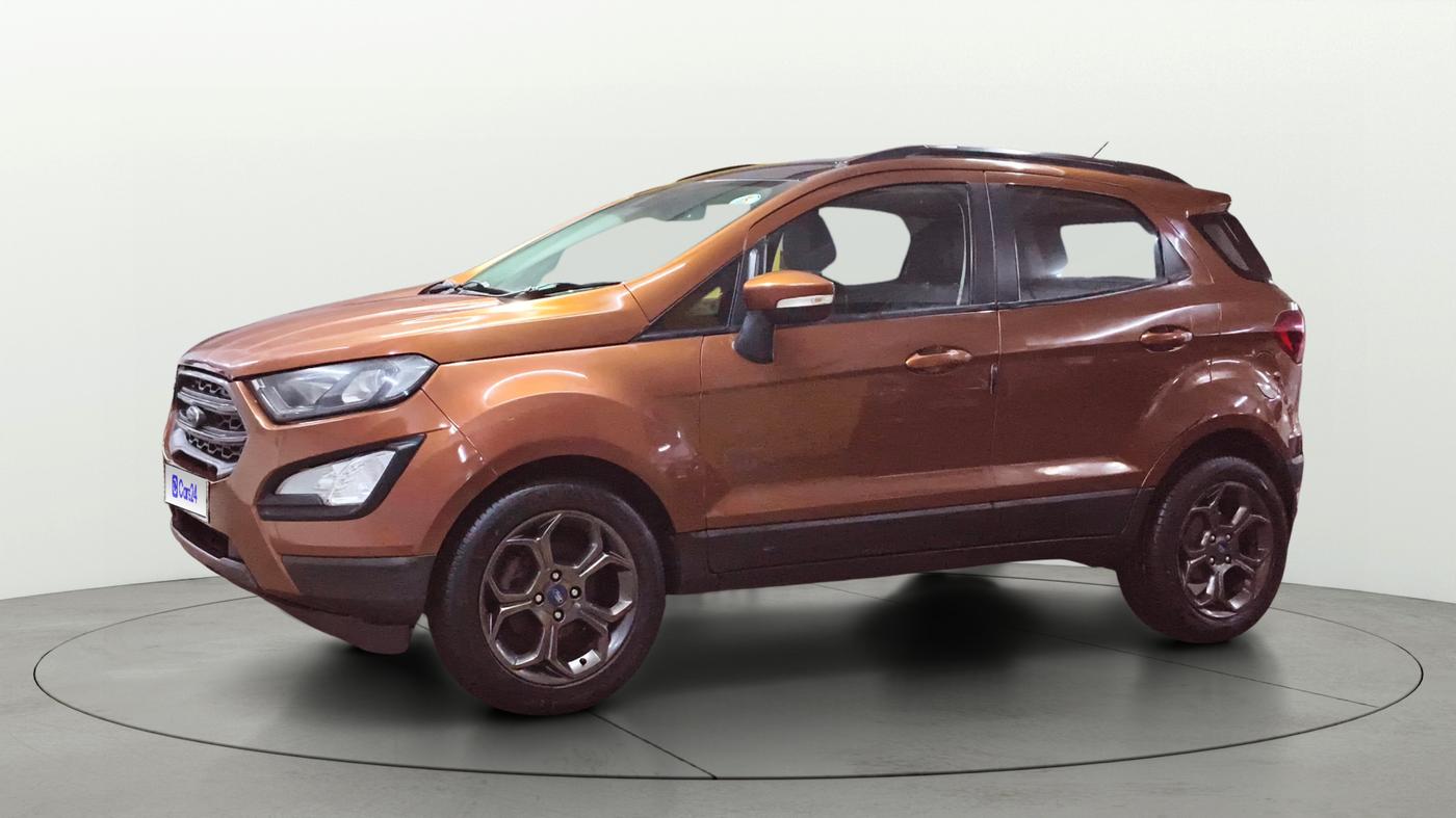 2019 Ford Ecosport TITANIUM 1.5L SPORTS(SUNROOF) DIESEL, Diesel, Manual, 1,09,797 km, Left Front Diagonal