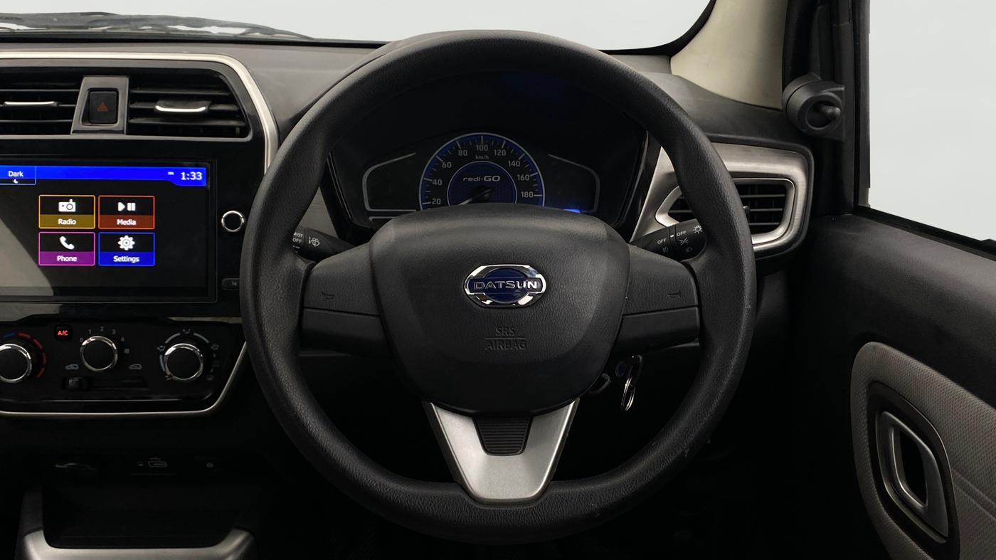 2020 Datsun Redi Go T(O) 1.0 AMT, Petrol, Automatic, 10,224 km, Steering Wheel Close Up