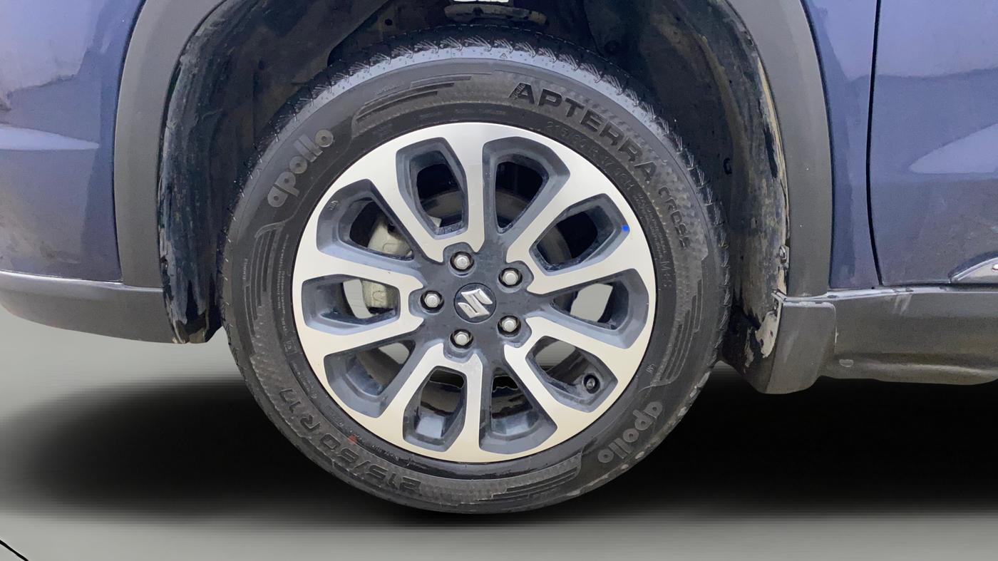 2023 Maruti Grand Vitara ALPHA SMART HYBRID AT, Petrol, Automatic, 7,822 km, Left Front Wheel